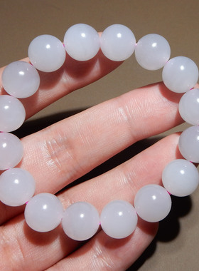 方言和田玉高冰粉紫手串