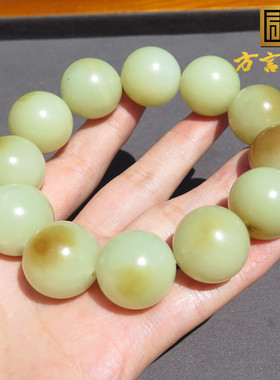 新疆且末黄口带糖双色手串手链