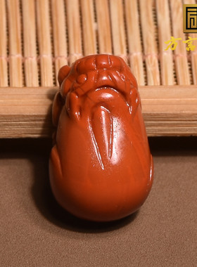 方言南红玛瑙满肉貔貅挂件吊坠