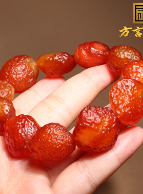 方言黑山红葡萄干玛瑙手串