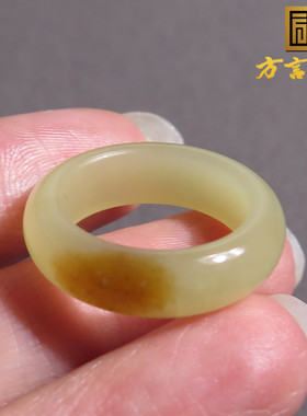 新疆且末料且末黄口带糖16mm戒指