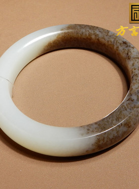 方言和田玉新疆糖羊脂白玉手镯