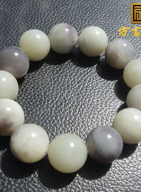 方言罕见紫红圆珠特色精品手链