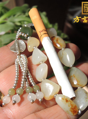 和田玉无结构豪华手链籽料原石