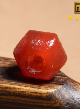 方言和田玉红色玛瑙配饰吊坠挂件