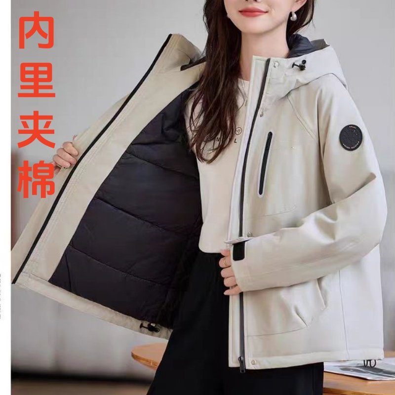 服装裁剪纸样图2031款女士休闲连帽夹棉派克服样板1:1diy设计图,淘宝优惠券,粉丝福利购,淘宝优惠卷