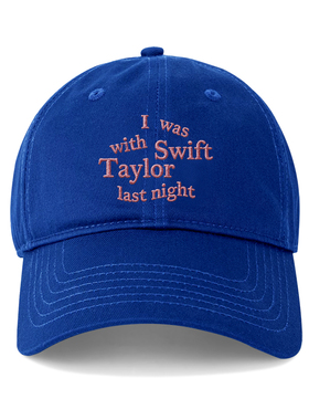 Taylor Swift鸭舌帽韩国男女情侣百搭刺绣棒球帽显脸小遮阳帽子