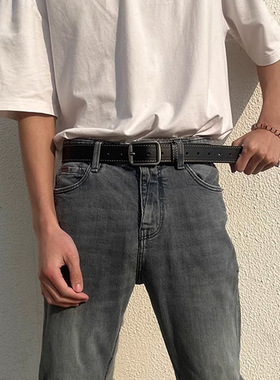 新款男士腰带潮流女士带设计感小众年轻人配衬衫连衣裙牛仔裤裤带