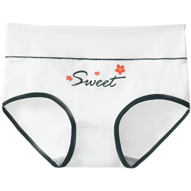 雅鹿女士内裤女纯棉抗菌中腰少女生可爱卡通加大码白色三角短裤头,淘宝优惠券,粉丝福利购,淘宝优惠卷
