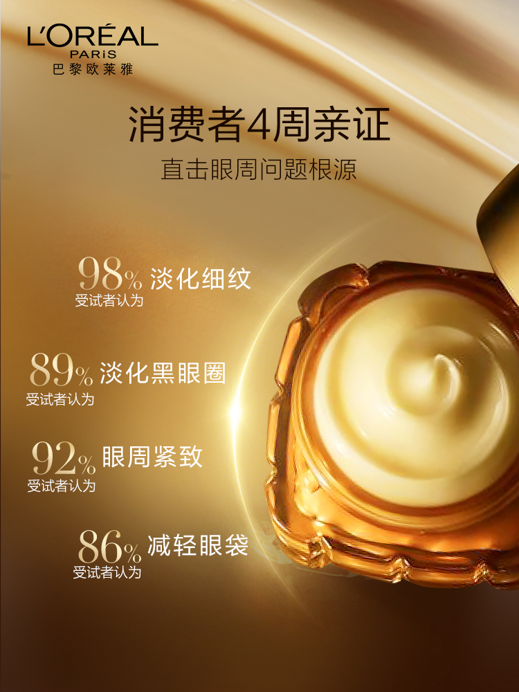 欧莱雅小蜜眼霜玻色因眼部精华罐 欧莱雅恒骊祥眼霜