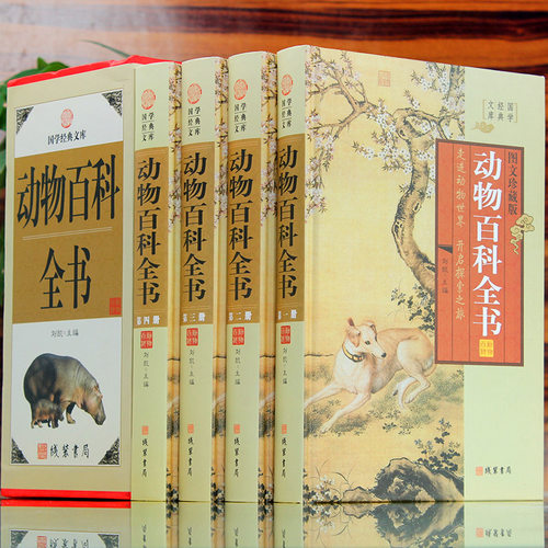精装图文珍藏版全4册】动物百科全书科普百科全书青少年版小学生课外读物 动物百科图鉴珍藏版 动物大百科全书 动物奥秘 - 图1