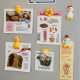 Cartoon mini duck refrigerator magnet cute little duck