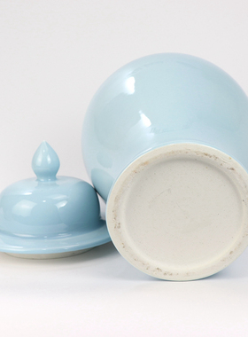 景德镇仿古官窑中式风将军罐定制