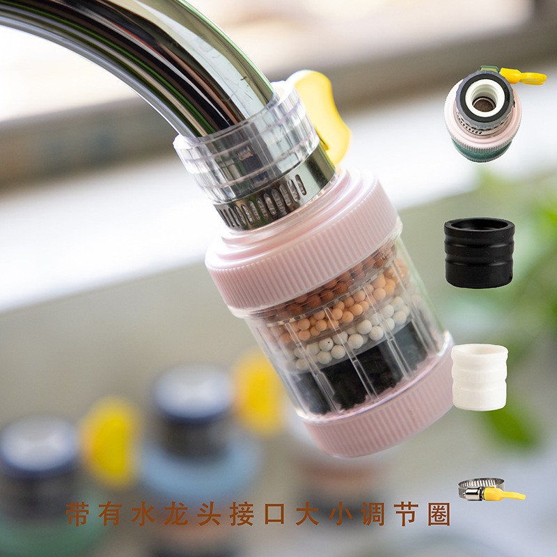 水龙头延伸过滤器通用防溅嘴厨房净水神器家用自来水通用净化花洒 - 图1