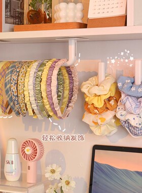 发圈发带收纳架整理神器头绳首饰挂钩多功能壁挂式家用宿舍展示架