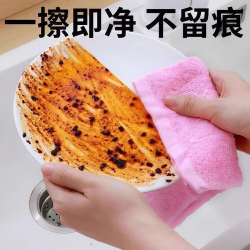 油利除洗碗巾正品加厚木纤维洗碗布不沾油神奇小抹布免洗洁精去油 - 图2