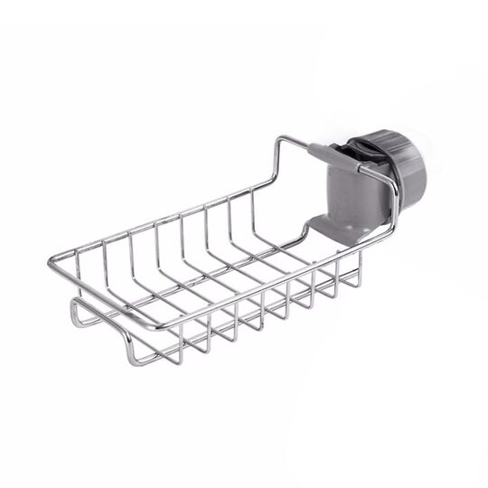 Faucet storage rack sink drain storage rack