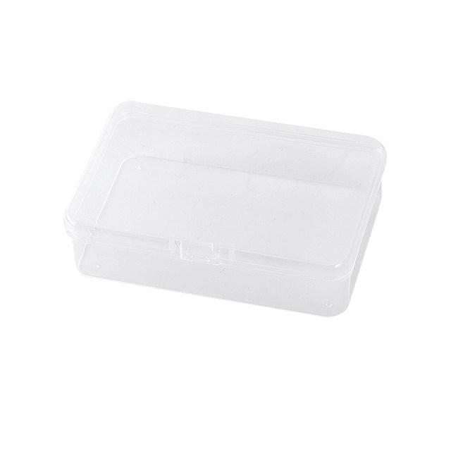 Card storage box transparent box card bag business card member card box classification office storage box plastic cotton swab