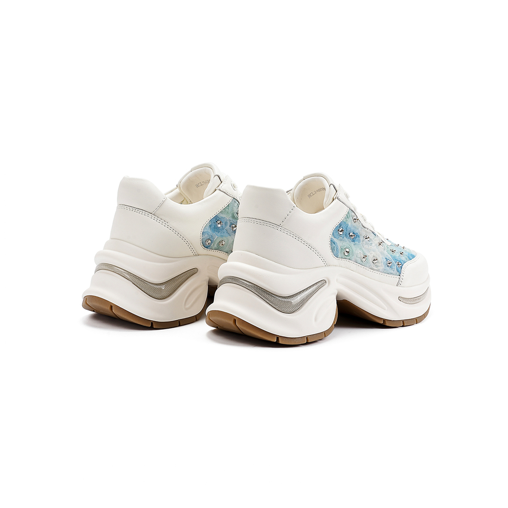 诺贝达新款女鞋厚底鞋松糕透气老爹鞋运动休闲鞋同款RCL246006 - 图0