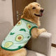 Spring and summer ice silk big dog clothes, sun protection vest, pet thin air-conditioned clothes, cool clothes, cat large dog vest