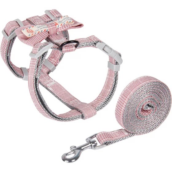 Cat leash and dog leash to prevent break-away when going out