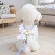 New dog leash cute little flower skirt breathable harness Teddy Pomeranian pet cat for summer outing