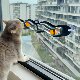 Cat toy suction cup track ball self-entertainment relieves boredom and consumes energy to amuse the cat puzzle adult cat window sill suction cup supplies