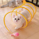 Cat toy, cat tunnel, self-pleasure, mouse feather bell, cat teasing stick, bite-resistant, energy-consuming cat teasing artifact