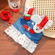 Pet harness, dog and cat clothes, cute traction skirt, summer thin, small and medium-sized dogs, Bichon Frize, Pomeranian spring and summer clothes