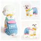 Dog Clothing Autumn and Winter Pet Bichon Teddy Pomeranian Tractionable Small and Medium-sized Dogs Anti-Shedding Four-legged Overalls