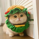 Pet dog burger hood hat cartoon cute