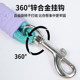 One-to-two dog leash for walking two dogs, anti-entanglement for two puppies when going out, multi-dog foam double-headed dog leash