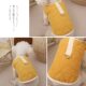 Winter warm cotton vest for dogs with leash buckle