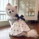 Dog clothes summer cute princess style dress Bichon Pomeranian pet cat breathable bow tutu skirt