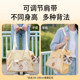 Cat bag for pets, dogs and cats, portable one-shoulder three-dimensional breathable canvas bag with head exposed when going out, cat supplies artifact