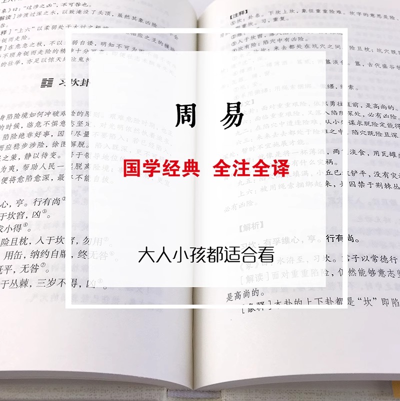 周易全书正版文白对照原文注释译文中国哲学易经原文版国学经典书籍周易全解起卦八字易经的智慧入门中国哲学大全集周易全书-图2