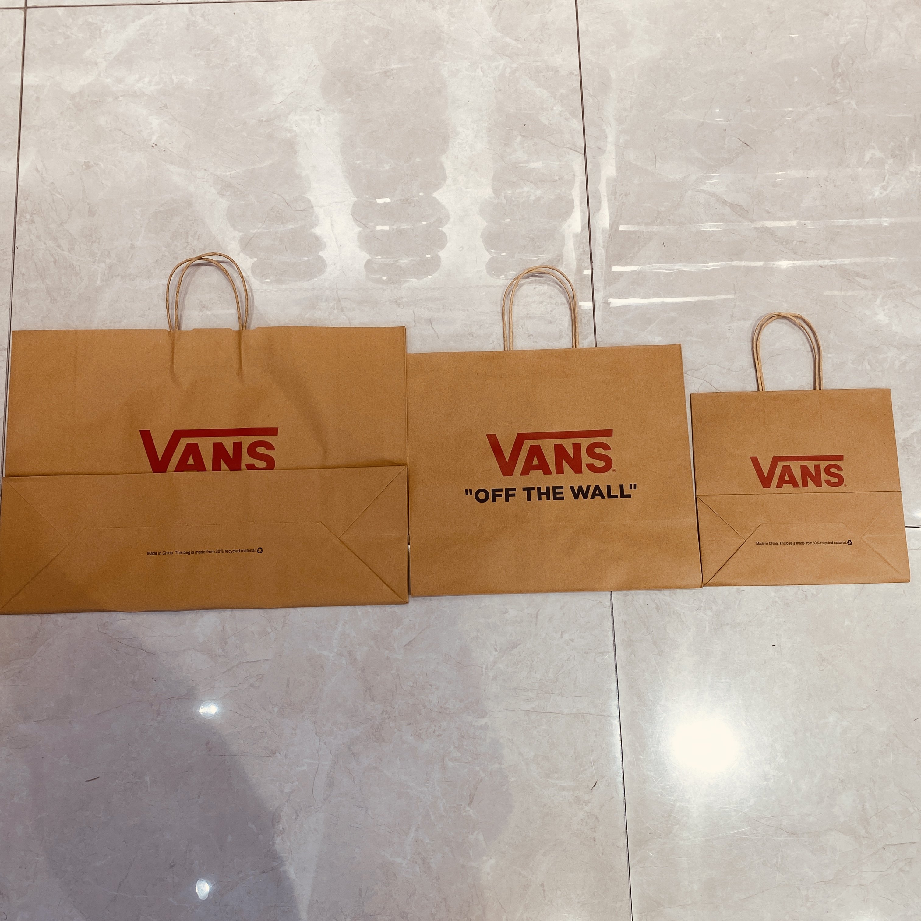 vans手提袋鞋盒收纳袋环保购物袋包装袋万斯服装鞋牛皮纸礼品袋子,淘宝优惠券,粉丝福利购,淘宝优惠卷