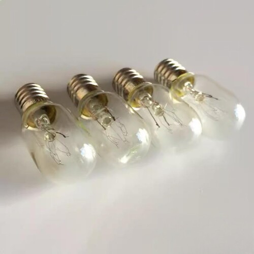 E14螺口冰箱灯泡220v230v240v10W盐灯专用油烟机灯暖黄色原装照明 - 图3