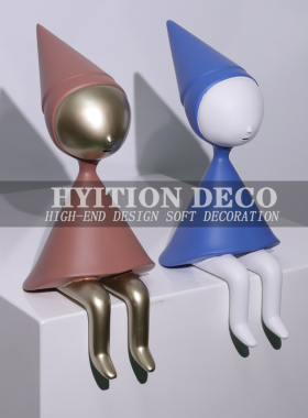 树脂装饰现代样板间帽子女孩