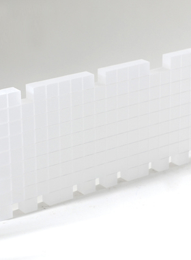 透明收纳拼接白色磨砂树脂托盘