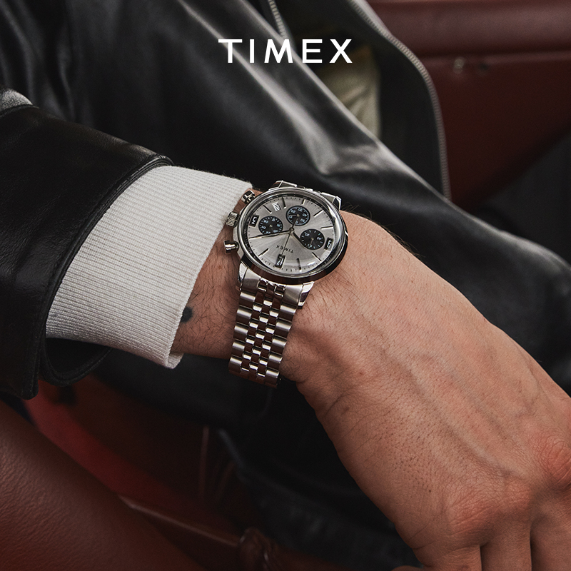 TIMEX天美时Marlin系列手表官方正品三眼轻商务石英男表TW2W10400 - 图3