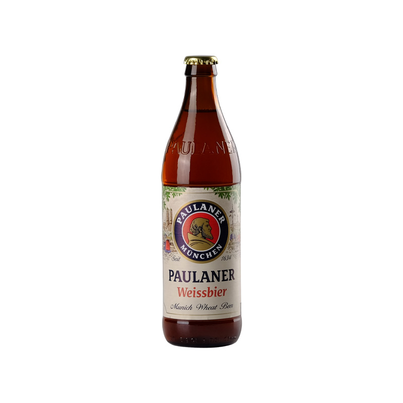 德国进口Paulaner 柏龙/保拉纳小麦精酿啤酒500ml*6听白啤酒组合 - 图3