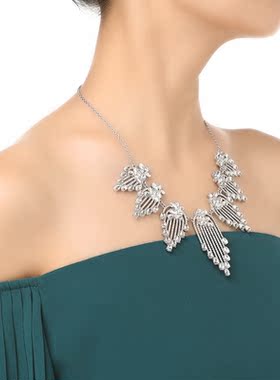 【UR CHOICE】GENUINE●美国I.N.C原单正品银色欧美奢华闪亮项链