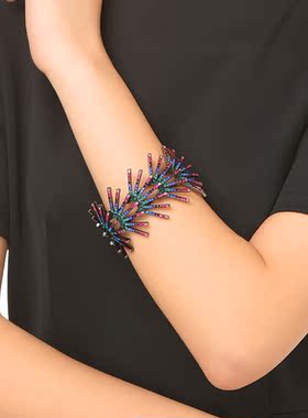 【UR CHOICE】GENUINE●美国I.N.C原单正品多彩镶嵌弹力手镯