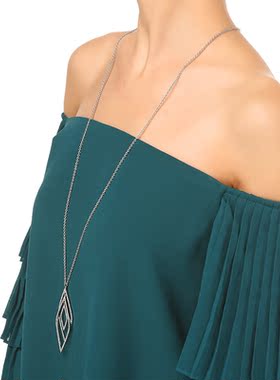 【UR CHOICE】GENUINE●美国I.N.C原单正品菱形吊坠项链毛衣链