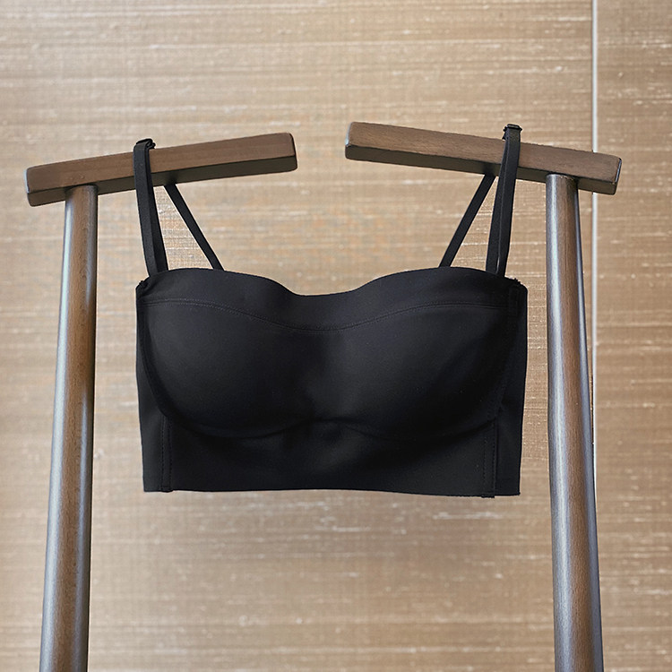 无痕夏季显胸小舒适防下垂肩带抹胸 祺蕾文胸