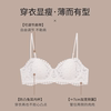 Thin shoulder strap bra for women, large breasts, small breasts, French style sexy lace breathable rabbit ears bra set