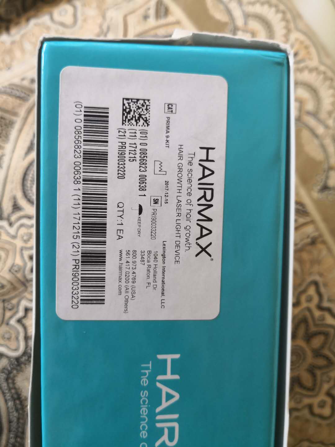 现货美国Hairmax prima9ultima9 12 41 82红光生发仪防脱控油生发-图1