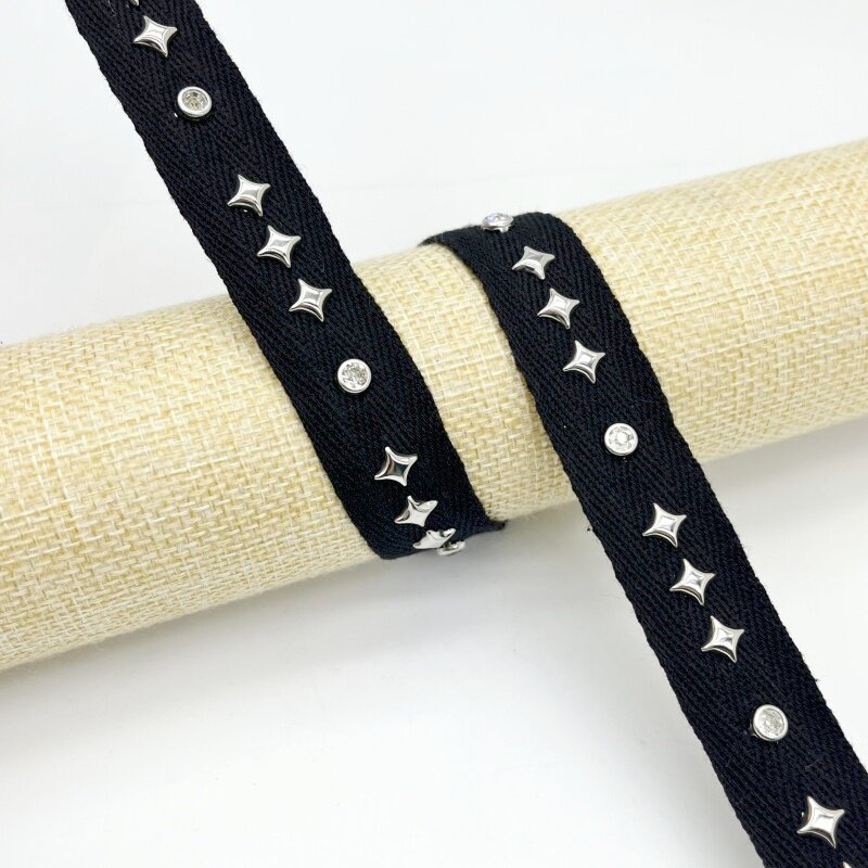 棉带定钉铆钉织带装饰边手工DIY服饰辅料外套帽子箱包装饰边窗帘,淘宝优惠券,粉丝福利购,淘宝优惠卷