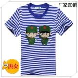 Хлопковая футболка подходит для мужчин и женщин, военно-морская парная одежда для влюбленных, короткий рукав, с рукавом, делается под заказ